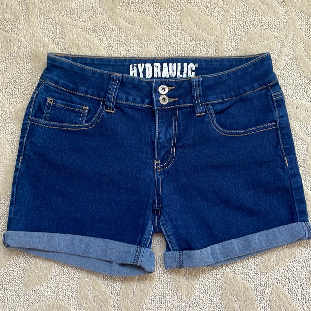 Hydraulic Denim Shorts